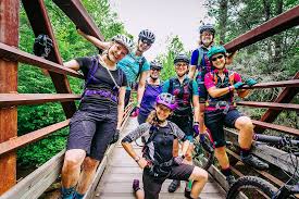 Women Mountain Biking